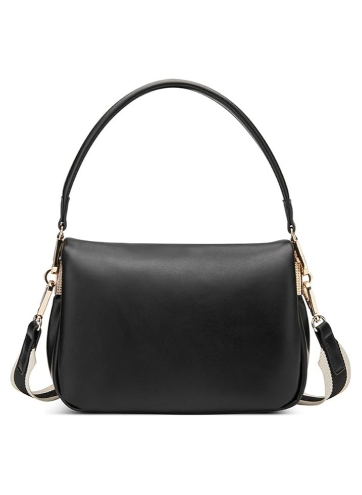 GUESS Womens Oakbank Mini Crossbody Flap Crossbody Bag  - Image 3