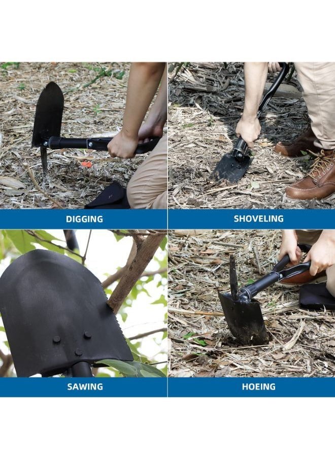 Foldable Shovel with Saw Edge for Gardening Tool
