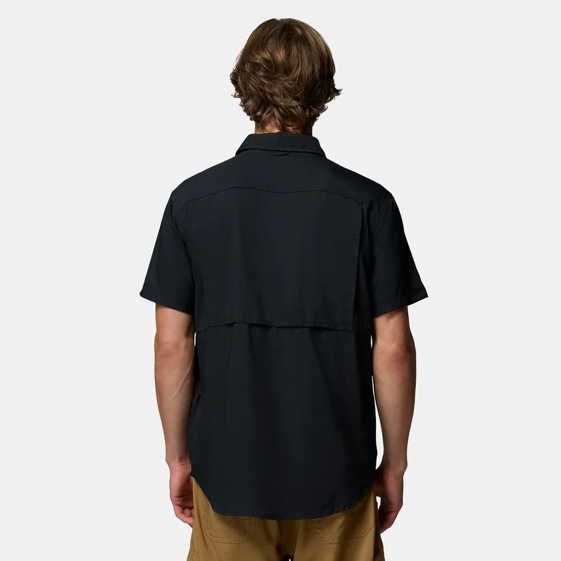 كولومبيا قميص رجالي فضي للرحلات والمشي لمسافات طويلة