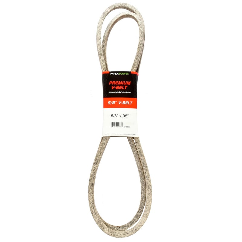 Maxpower 347640 Premium Belt Reinforced with Kevlar Fiber Cords, 5/8" x 95" - Image 1