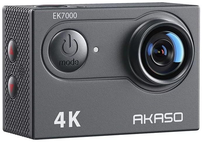 AKASO EK7000 4K30FPS 20MP WiFi Action Camera with EIS Ultra HD Underwater Camera 131FT Waterproof Camera Remote Control 4X Zoom in Photo Mode Support External Microphone Black - Image 4