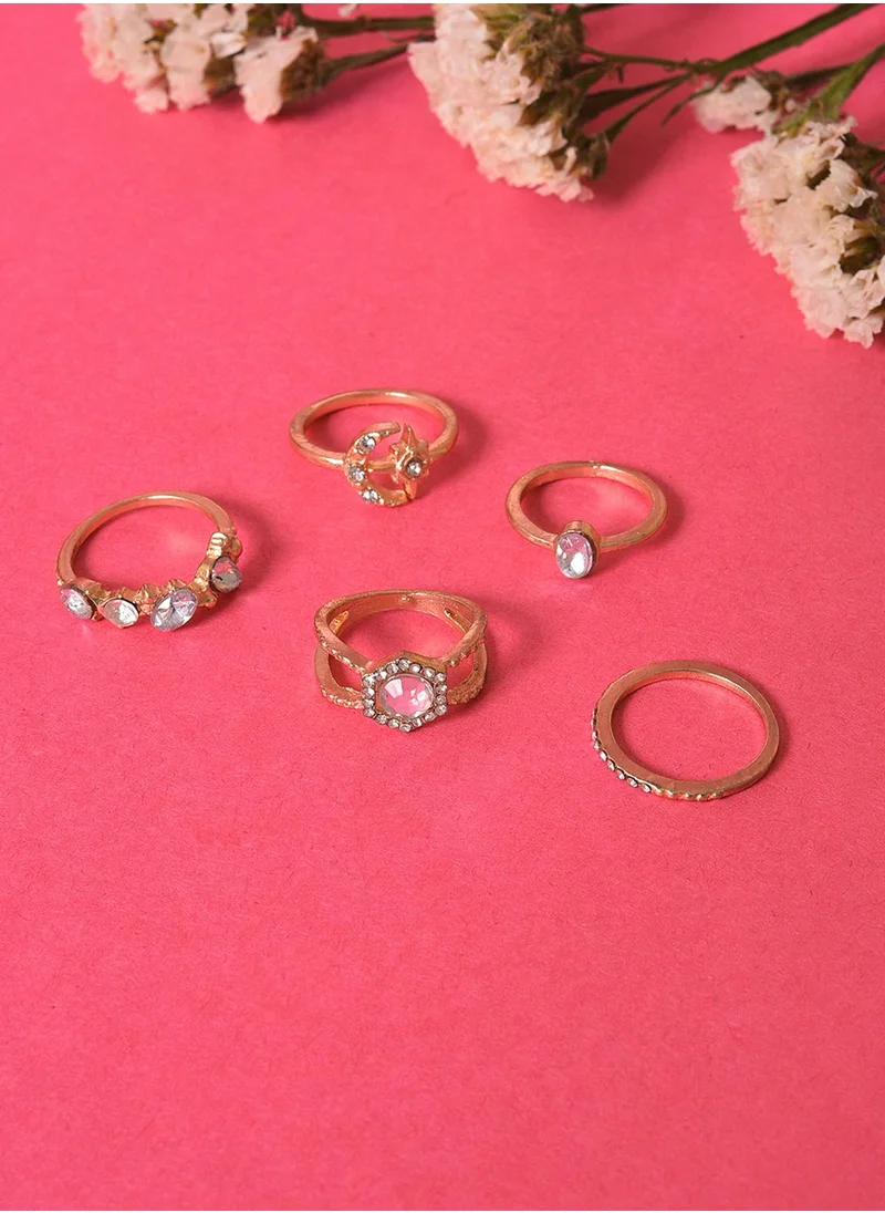 سوهي Set of 5 Finger Ring