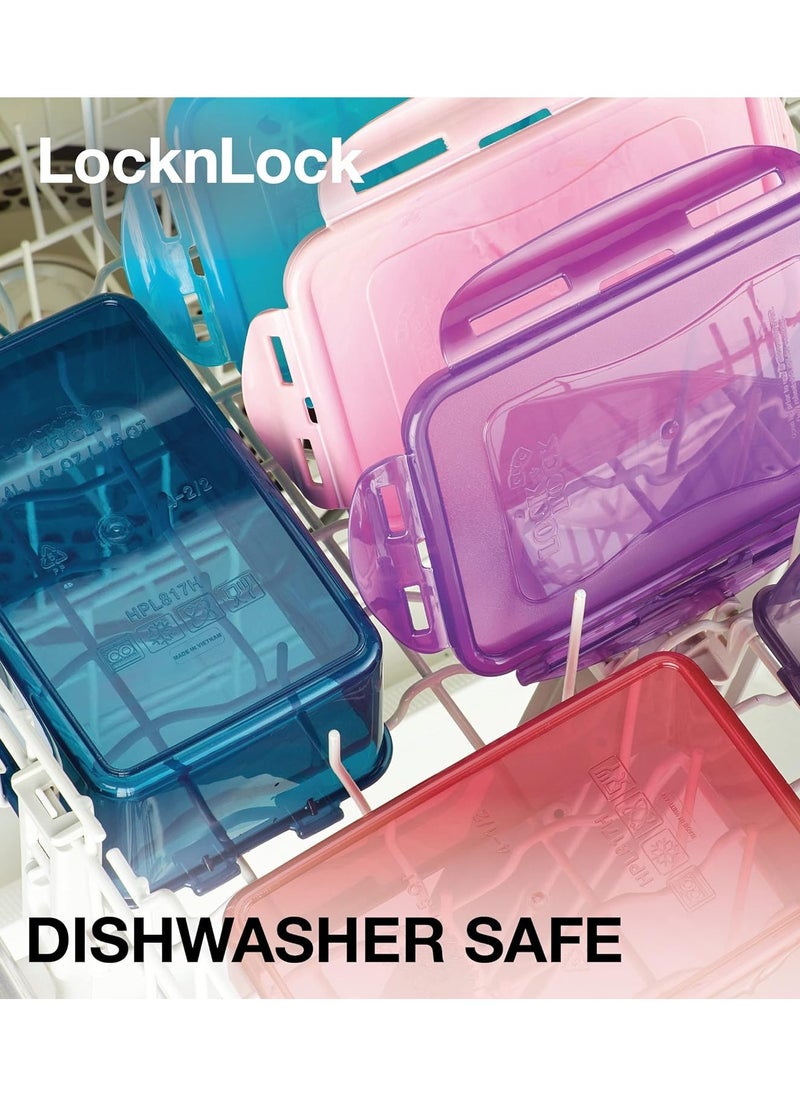 LOCK & LOCK LocknLock Eco-Friendly 2.6L Airtight Rectangular Food Container - Microwave, Freezer, and Dishwasher Safe  - Image 4