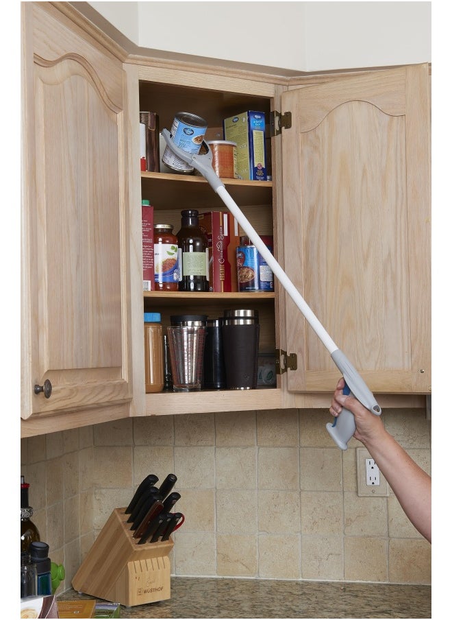 Unger Grabber Plus Reacher Lightweight Multi-Purpose Tool With Ergonomic Trigger Grip 360 Degree Rotating Head And Magnetic Tip 32  - Image 4
