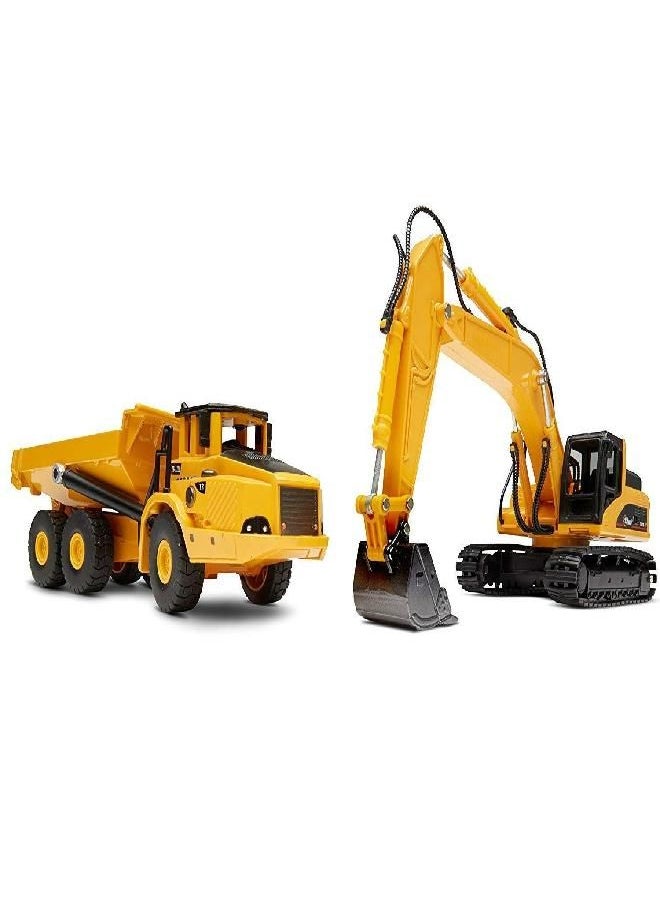 Top Race Top Race Construction Vehicle Toys - Kids Construction Truck and Excavator Toy - Set of 2 Diecast Metal Construction Equipment Toys (Ages 8 and Older)  - Image 5