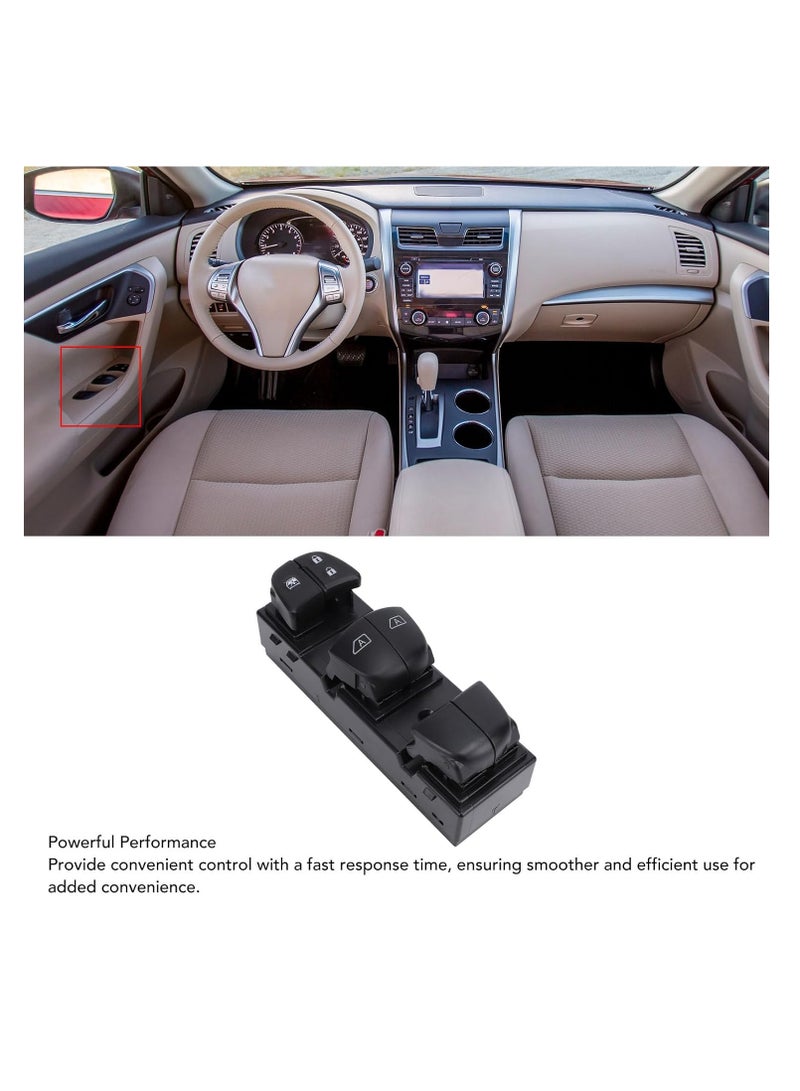Generic Power Window Switch Control Button Driver Side Compatible with Nissan Altima 2013-2017 Nissan Pathfinder 2013-2020 Nissan Murano 2015-2021 Replaces OEM 25401-3TA4A  - Image 5