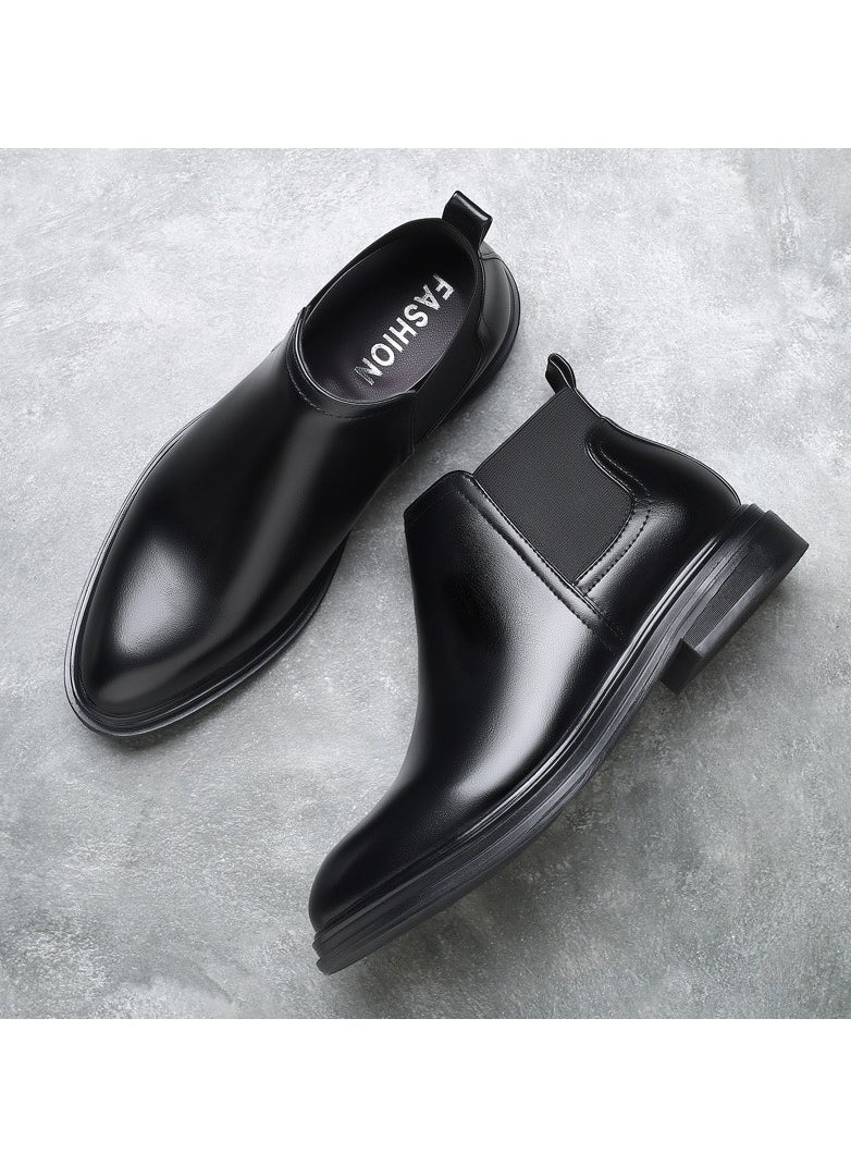 KUYING - New Men's Business Leather Shoes - Image 1