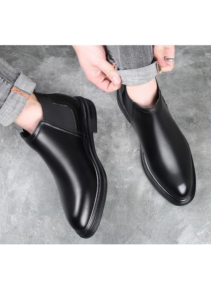 KUYING - New Men's Business Leather Shoes - Image 1