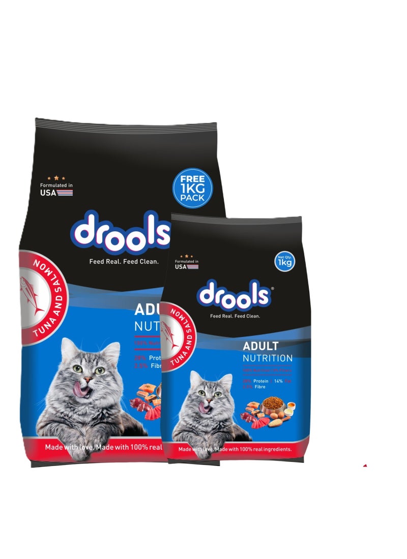 Drools Cat Adult Dry Food with Tuna and Salmon - Image 1