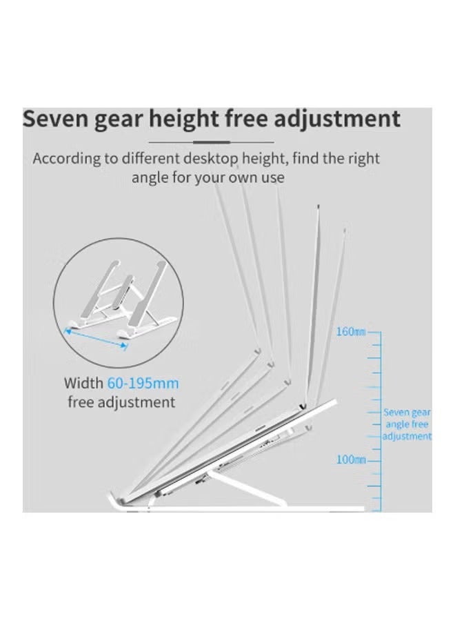 حامل كمبيوتر محمول 26x19.6x16 سم أسود - Image 2