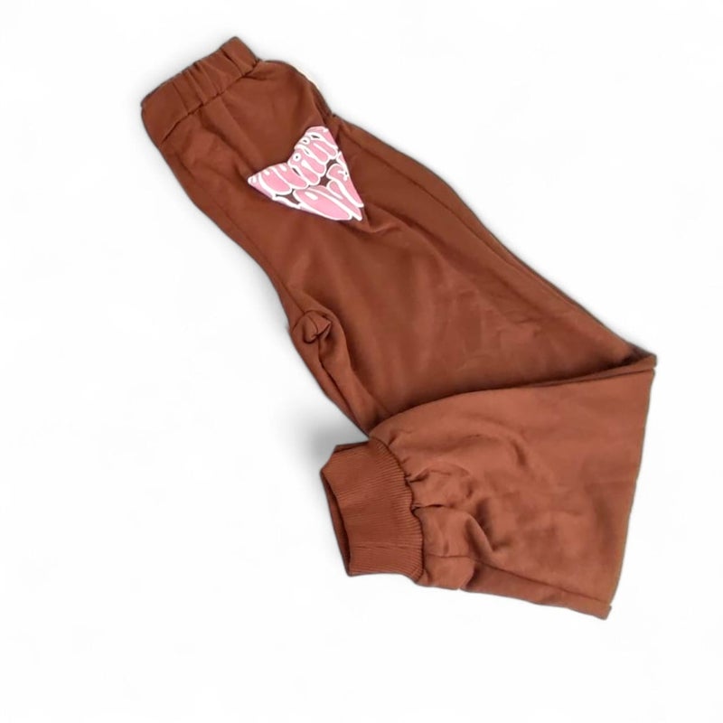 Shein Girls Cotton Tracksuit Set – Soft Casual Sweatshirt and Pants Outfit - Image 3