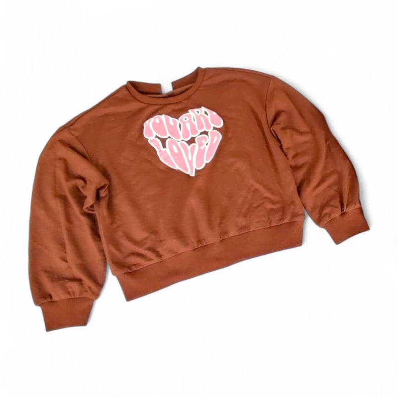 Shein Girls Cotton Tracksuit Set – Soft Casual Sweatshirt and Pants Outfit - Image 4