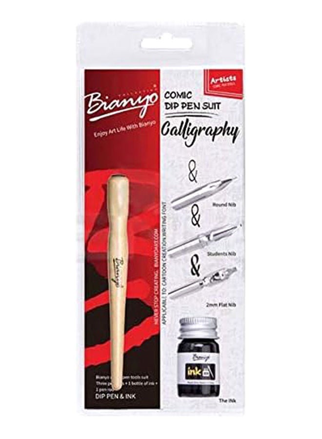 بيانو قلم خطاط من بيانيو مع 3 سنون مقاسات مختلفة - Image 1