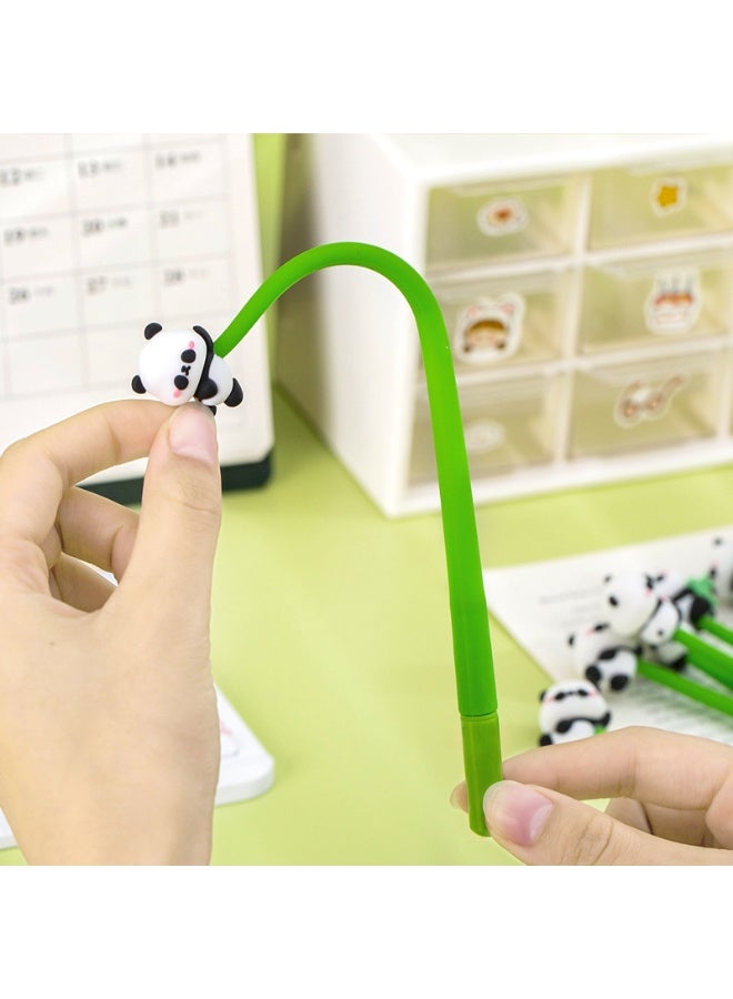 10 أقلام جيل مزينة برسوم الباندا اللطيفة، 0.5 مم - Image 3