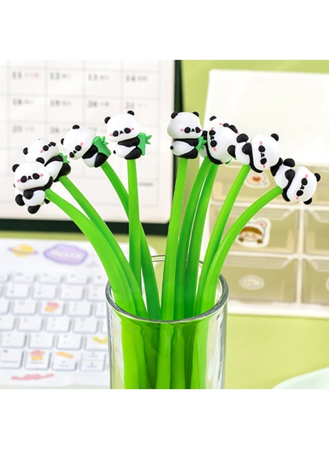 10 أقلام جيل مزينة برسوم الباندا اللطيفة، 0.5 مم - Image 2