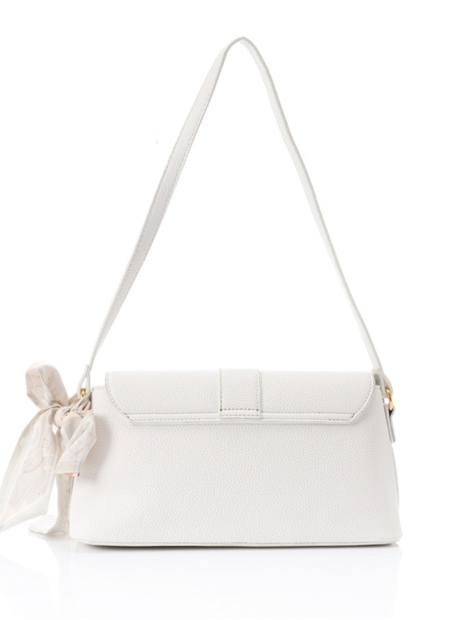 Mr.joe Mr Joe  White Magnetic And Zipper Closure Cross-Body Bag  -4137  - Image 3