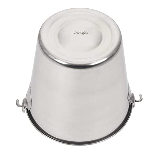 Lindy's 4-Quart Stainless Steel Bucket, Durable Seamless Bucket for Many Home Tasks, Carry Water or Milk, Fill with Food, Use as a Flower Pot, Cleaning Bucket, Table Centerpiece and Much More - Image 3