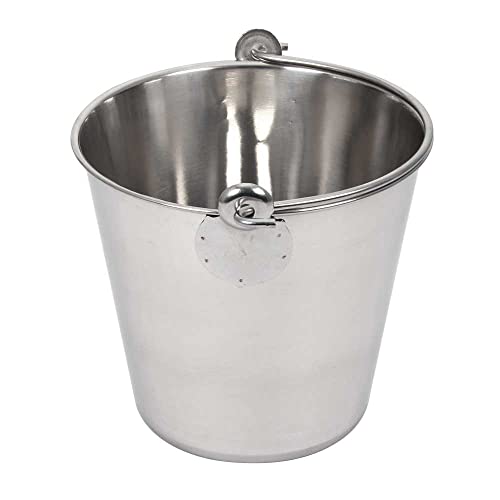 Lindy's 4-Quart Stainless Steel Bucket, Durable Seamless Bucket for Many Home Tasks, Carry Water or Milk, Fill with Food, Use as a Flower Pot, Cleaning Bucket, Table Centerpiece and Much More - Image 5