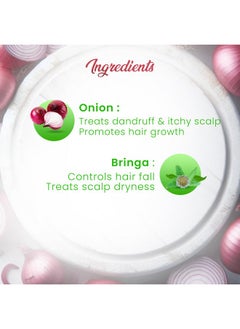 dhathri Onion Bringa Floral Conditioner For Strong And Healthy Hair! Goodness Of Onion & Bringa For Hair Growth & Hair Fall Control|For Thick,Shiny & Frizz-Free Hair | 300 Ml, 1 Count  - Image 3