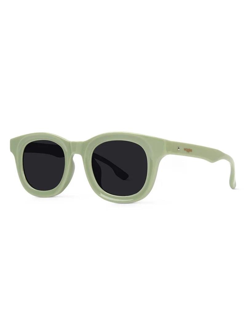 Woggles  Designer Green Wayfarer Sunglasses| Men &Women| 100% Uv Protection  | Best Price UAE