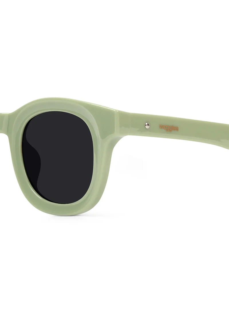 Woggles  Designer Green Wayfarer Sunglasses| Men &Women| 100% Uv Protection  | Best Price UAE