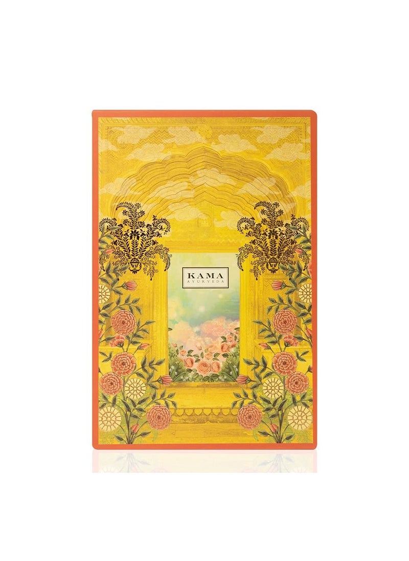 كاما ايورفيدا علبة هدية توهج بين عشية وضحاها Kumkumadi Tailam Face Serum Pure Rose Water Travel Pouch  - Image 3