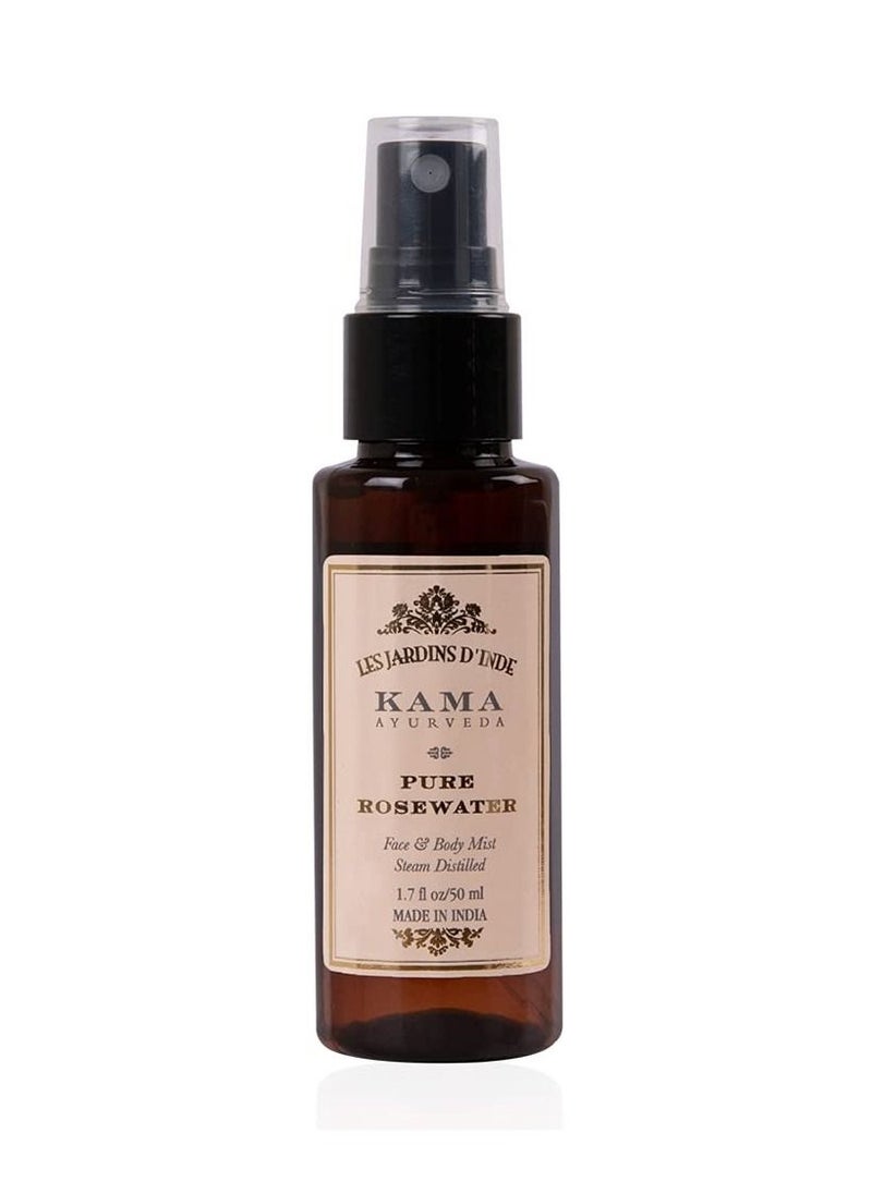 كاما ايورفيدا علبة هدية توهج بين عشية وضحاها Kumkumadi Tailam Face Serum Pure Rose Water Travel Pouch  - Image 4