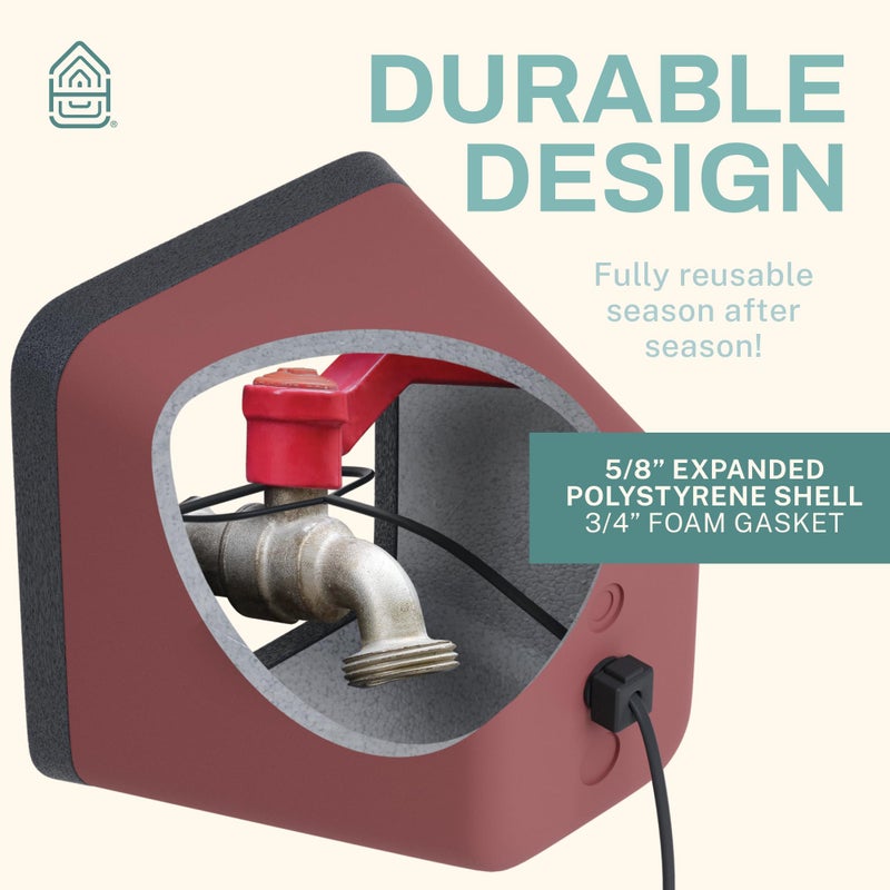 Home Intuition Outdoor Foam Faucet Cover, 2 - Image 4