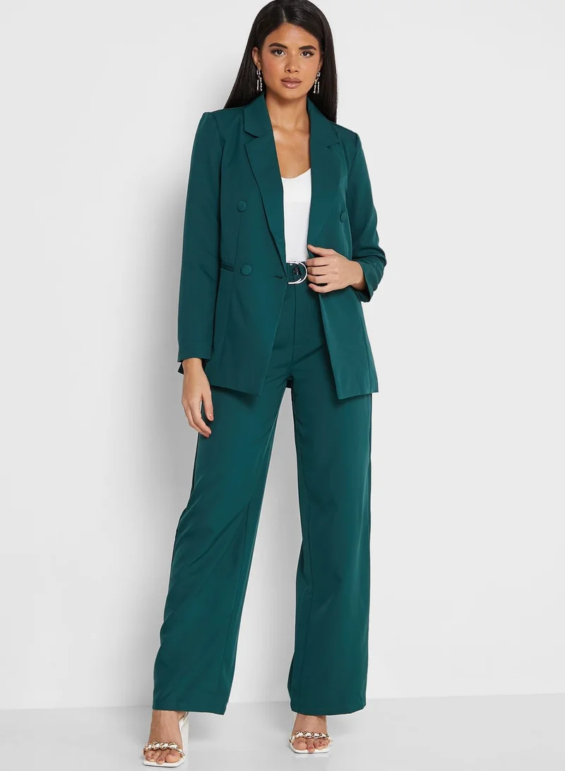 ELLA High Waist Solid Pant
