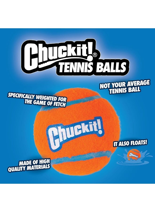 Chuckit! Dog Tennis Ball Dog Toy, Small (2 Inch Diameter) for dogs 0-20 lbs, Shrink Wrap Pack of 2 - Image 4