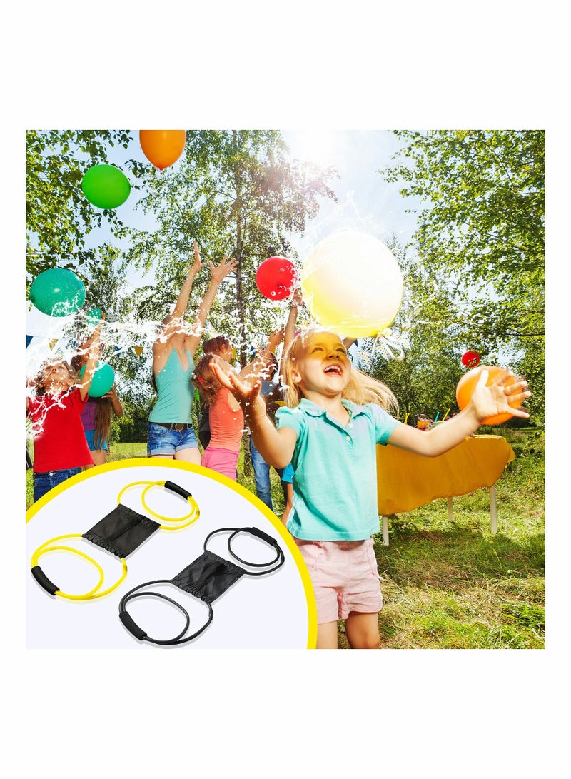 Excefore 2 Pieces Water Balloon Launcher 500 Yard with 500 Balloons, 2-3 Person Balloon Giant Sling T-shirt Launcher - Image 2