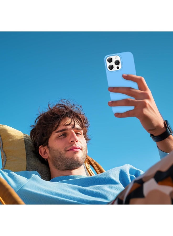 MUNTAQI Silicone Case for iPhone 14 Pro Max – Soft Liquid Silicone Shockproof Cover with Microfiber Lining, Slim Protective Non-Slip Grip Case, Wireless Charging Compatible (6.7 inch) - Image 3