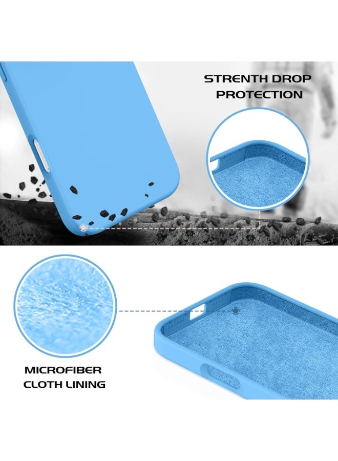 MUNTAQI Silicone Case for iPhone 14 Pro Max – Soft Liquid Silicone Shockproof Cover with Microfiber Lining, Slim Protective Non-Slip Grip Case, Wireless Charging Compatible (6.7 inch) - Image 2