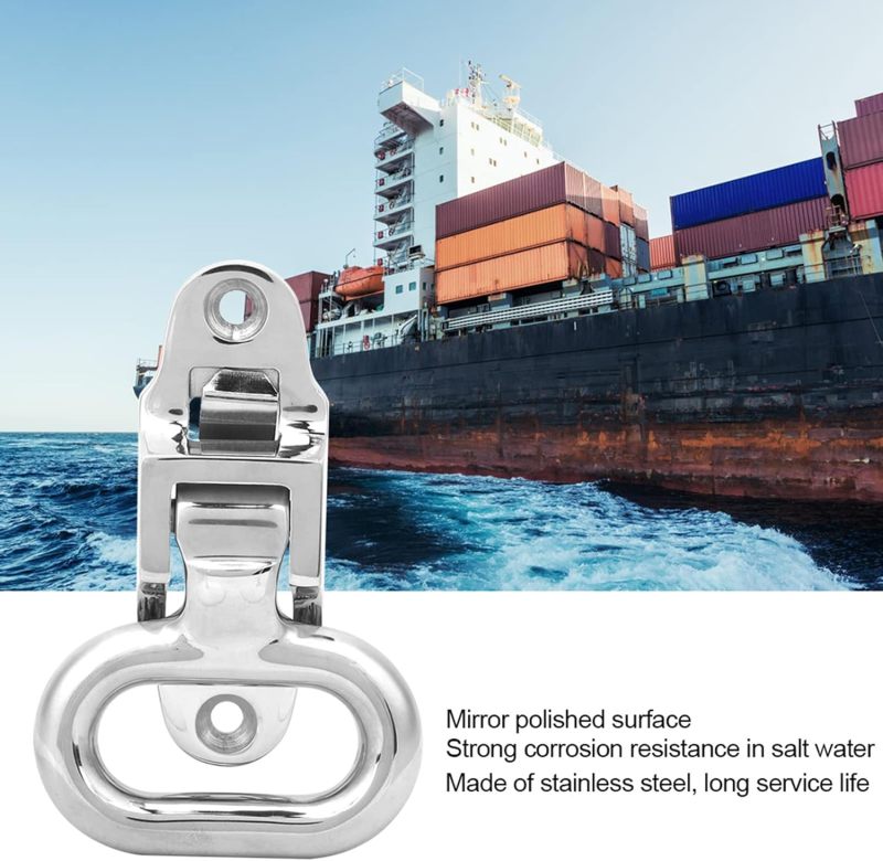 Folding Vehicle Step: 316 Stainless Steel Anti-Slip Safety Gripper - Marine Grade Saltwater Resistant Multi-Purpose Step for Ships, Yachts, Trucks, RVs and Hard-To-Reach Areas - Image 3