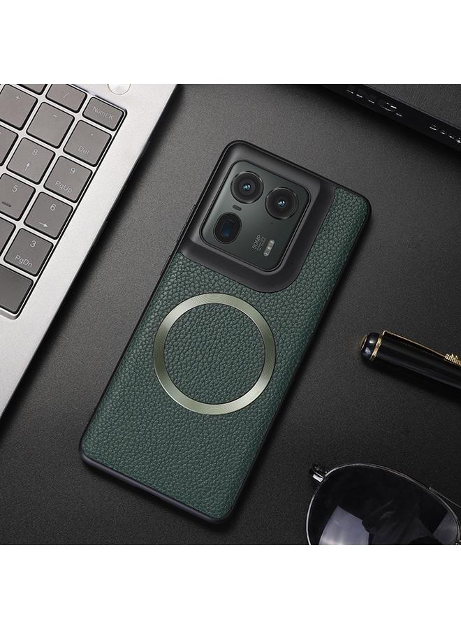 The Bros Case For Motorola Moto X50 Ultra CD Magsafe Magnetic Litchi Texture Phone Case