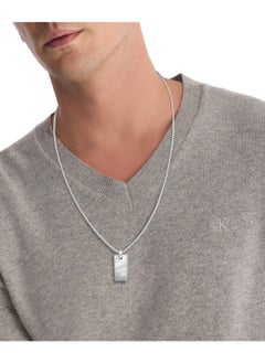 CALVIN KLEIN CALVIN KLEIN JEWELRY CK METALLIC WAVES MENS PENDANT NECKLACE - 35100033  - Image 3