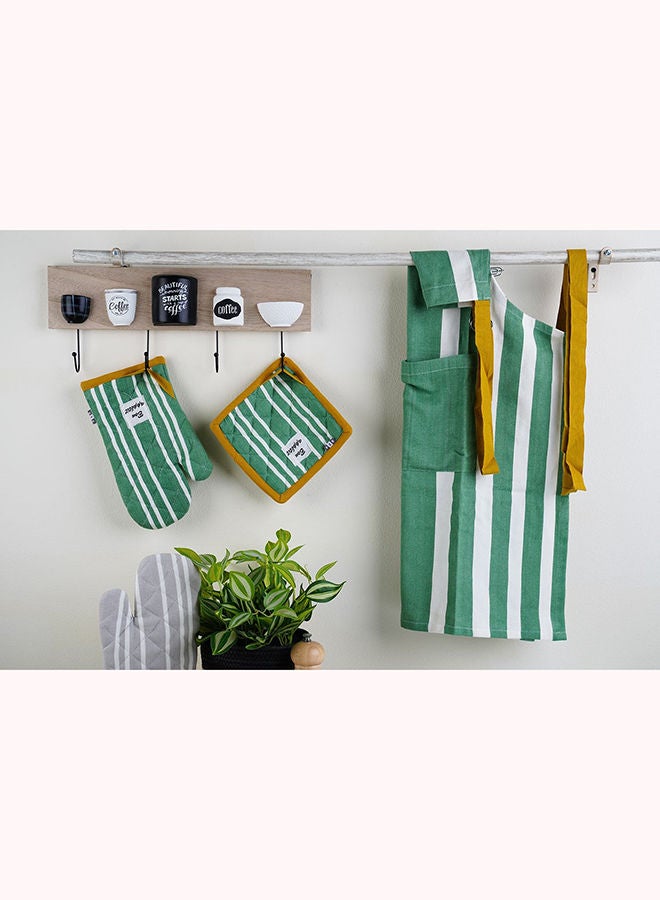 Pan Home BON APETIT MITTEN GREEN OCHRE 17X30CM - Image 2