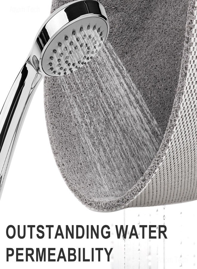 NiHome Non-Slip Shower Mat, 27"x27" Square Shower Mat, Shower Floor Mat, Loofah Textured Comfort with Efficient Drainage to Fit for Your Bathroom, Say Goodbye to Slip Hazards - Image 4