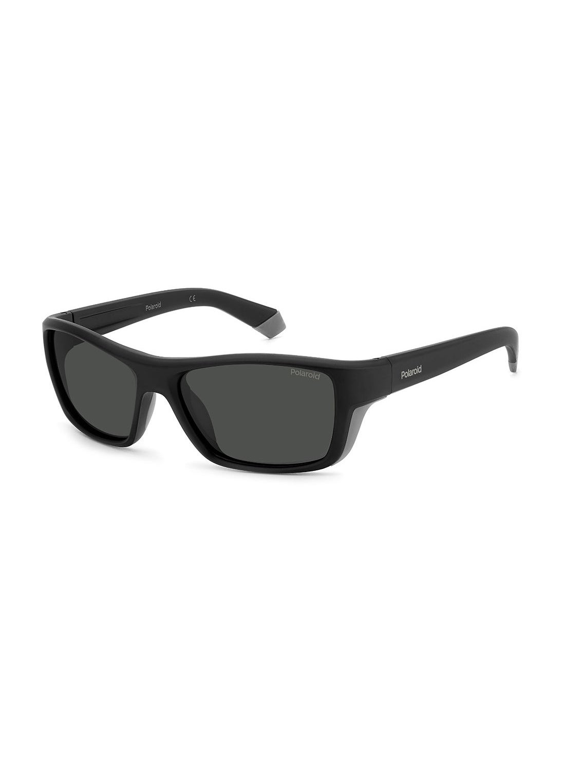 Polaroid Men's UV Protection Rectangular Sunglasses - Pld 7046/S Blackgrey 57 - Lens Size: 57 Mm 