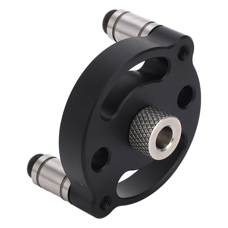 Self Centering Dowel Jig Single Hole Position Woodworking Doweling Jig Hole Punch Drill Locator Black - Image 5