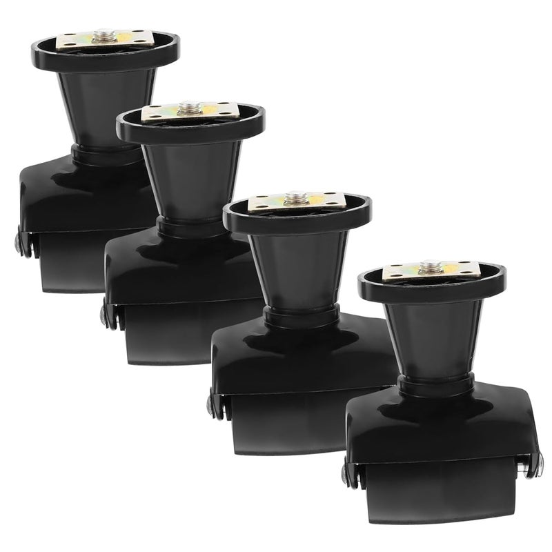 Adjustable Furniture Casters 4 Pack Threaded Rod Design for Office Chairs and Cabinets - Image 1