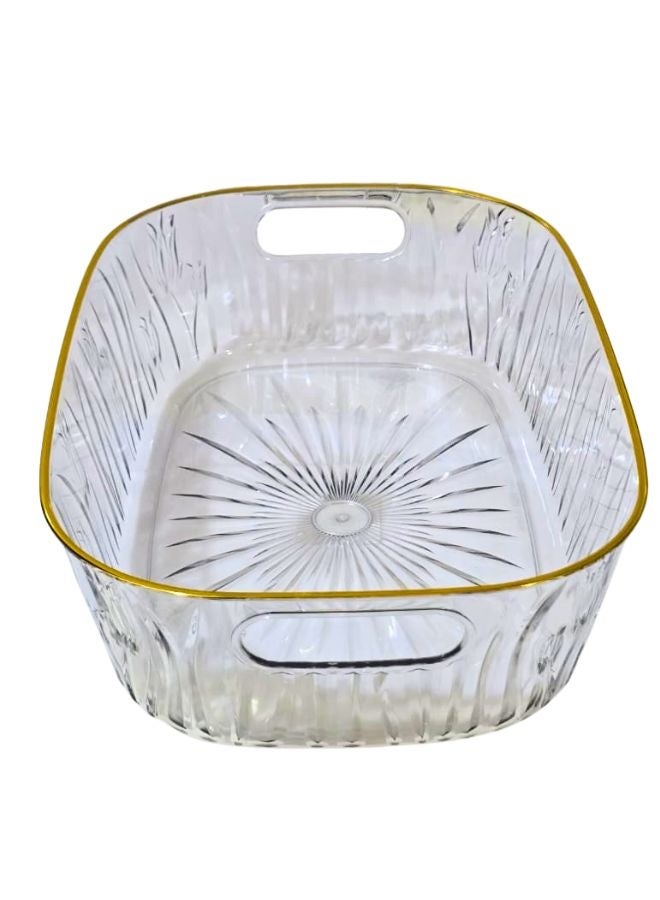 Happy Home Acrylic Makeup Organizer , Bathroom Vanity Organizers and Storage, Ideal for Desk and Dresser Countertops, Great for Cosmetics, skincare, Lipsticks 38*25*10cm - Image 3