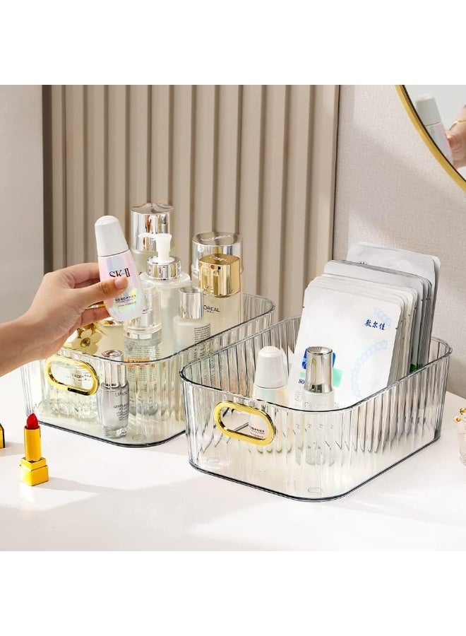 Happy Home Acrylic Makeup Organizer , Bathroom Vanity Organizers and Storage, Ideal for Desk and Dresser Countertops, Great for Cosmetics, skincare, Lipsticks 38*25*10cm - Image 5