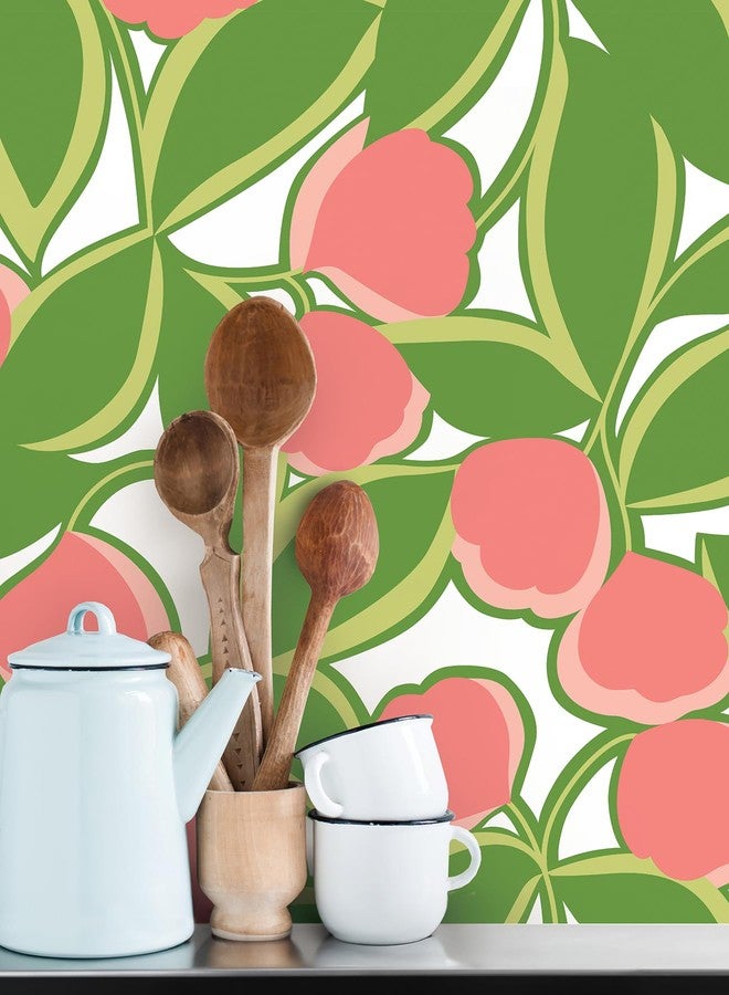 NuWallpaper x Megan Carter Talia Green Peel and Stick Wallpaper, MCS6405 - Image 4