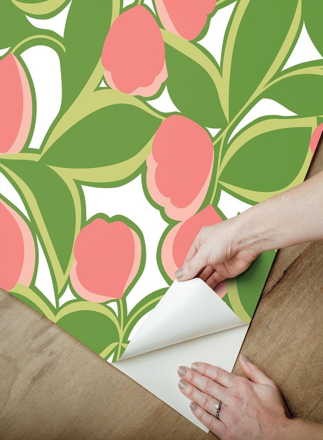 NuWallpaper x Megan Carter Talia Green Peel and Stick Wallpaper, MCS6405 - Image 5