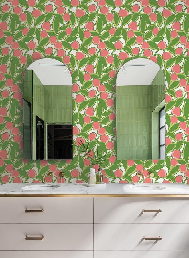 NuWallpaper x Megan Carter Talia Green Peel and Stick Wallpaper, MCS6405 - Image 2