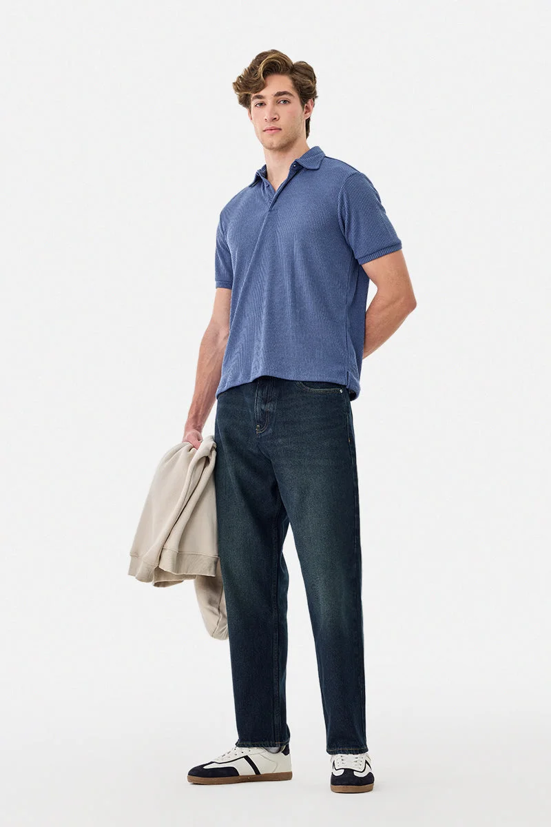 SNITCH جينز واسع مغسول