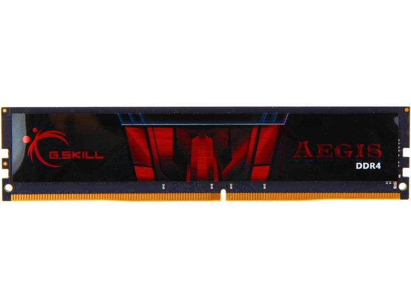 G.Skill ذاكرة G.SKILL AEGIS Series DDR4 سعة 16GB (1x16GB) 2666MT/s CL19-19-19-43 1.20V لأجهزة الكمبيوتر المكتبية Intel AMD U-DIMM (F4-2666C19S-16GIS) - Image 1