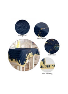 NIBEMINENT Waterproof and oil-proof tablecloth for party party Muslim Eid al-Fitr  - Image 2