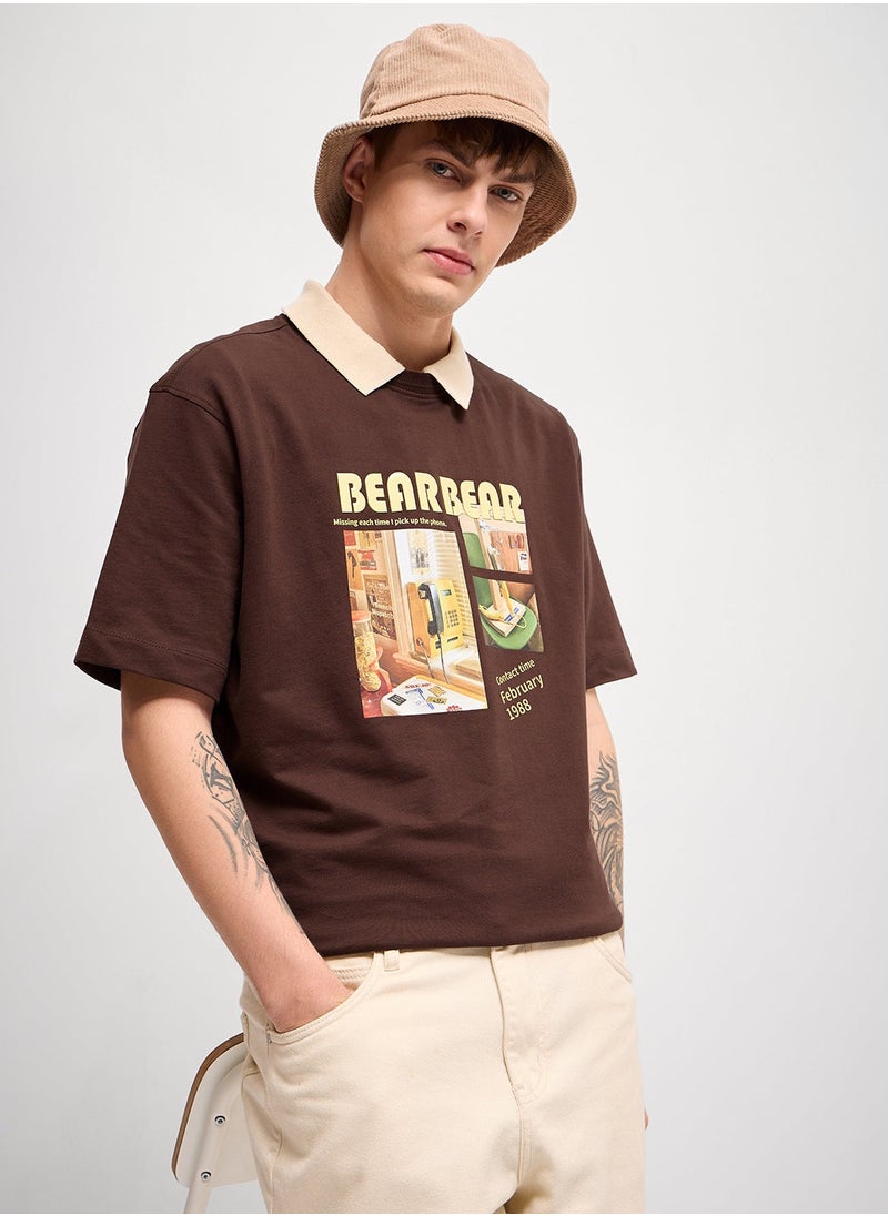 THE BEAR HOUSE Men’s Cotton T-Shirt – Soft, Breathable & Comfortable, Perfect for Casual Wear, Ideal for Everyday & Summer Wear  - Image 4